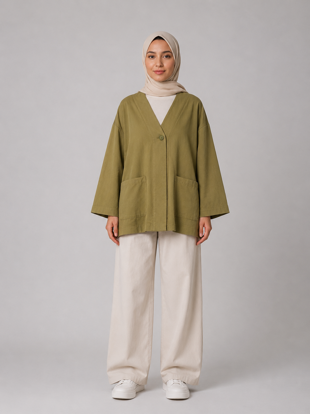 Haki Hari Ceket BG-0060
