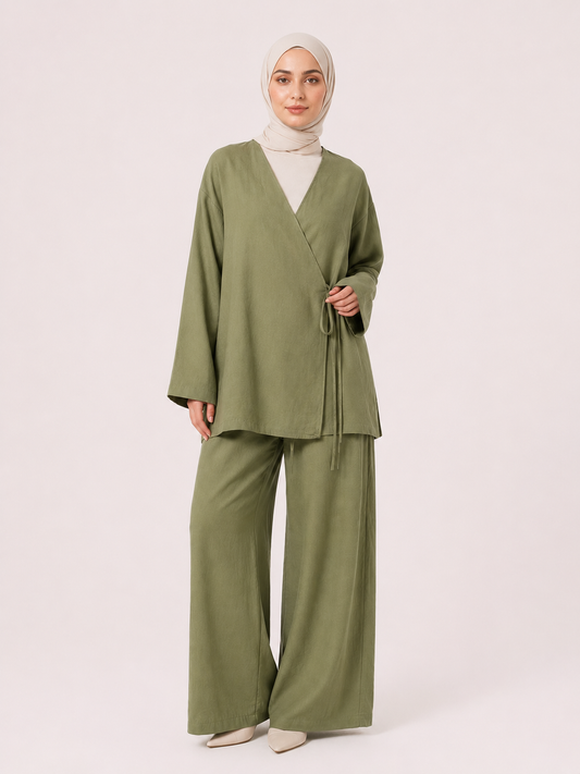 Haki Qiyana Kimono Takım BG-0026