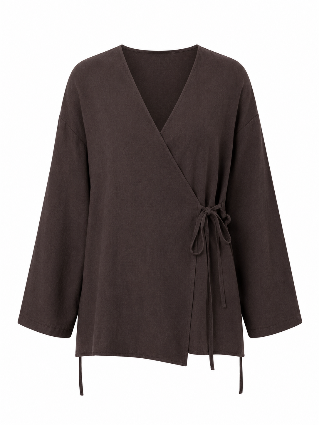 Koyu Kahverengi Qiyana Kimono Takım BG-0025