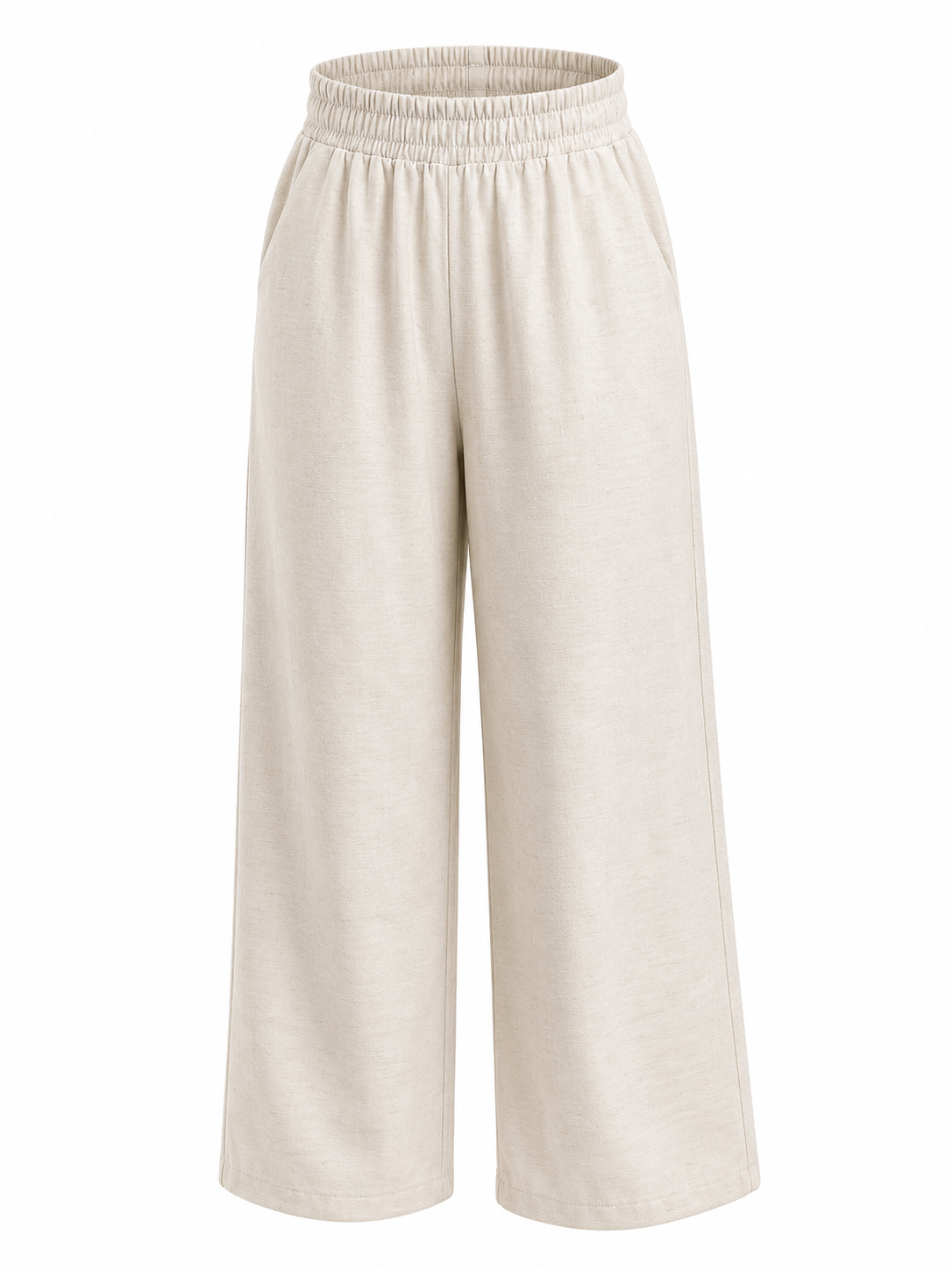 Krem Lucky Keten Pantolon