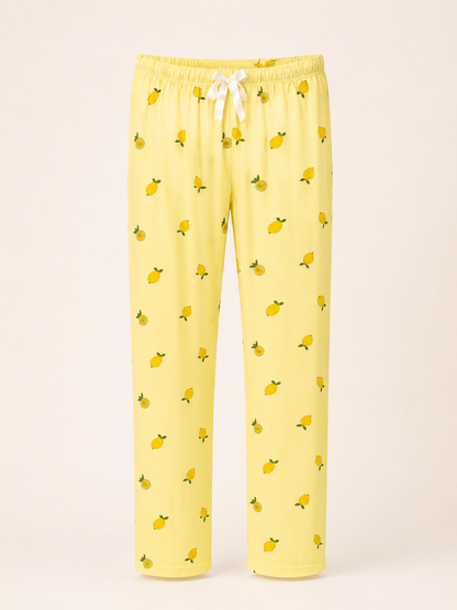 Sarı Lemon Pijama Takım BG-0027