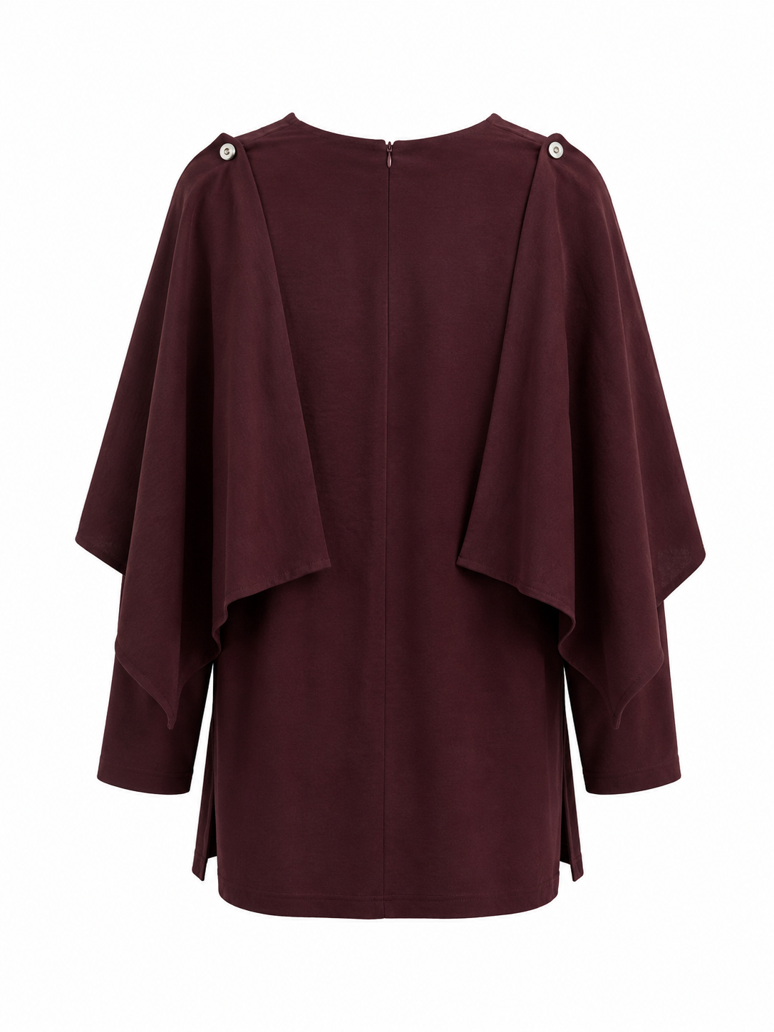 Bordo Rumbai Pelerin Detay Takım BG-0018