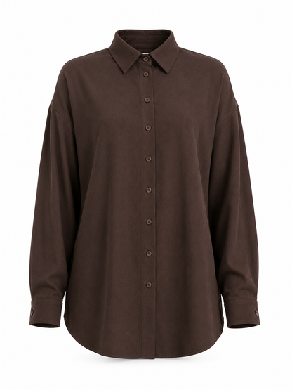 Koyu Kahverengi Bello Düğmeli Takım BG-0023