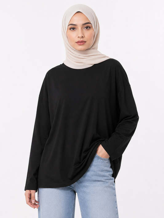 Siyah Riya Tshirt BG-0015