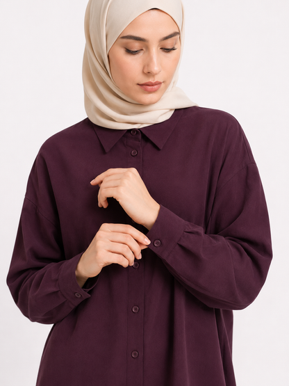 Bordo Bello Düğmeli Takım BG-0022